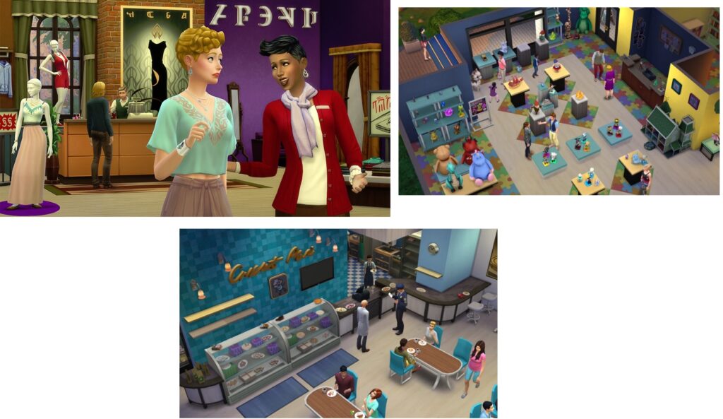 Sims 4 Au travail vente