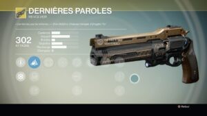 Destiny_xur derniere paroles