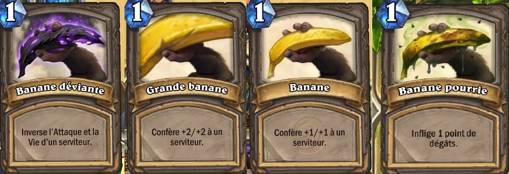 hearthstone banane cards
