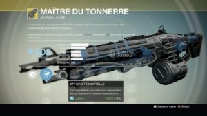 Destiny xur maitre du tonnerre