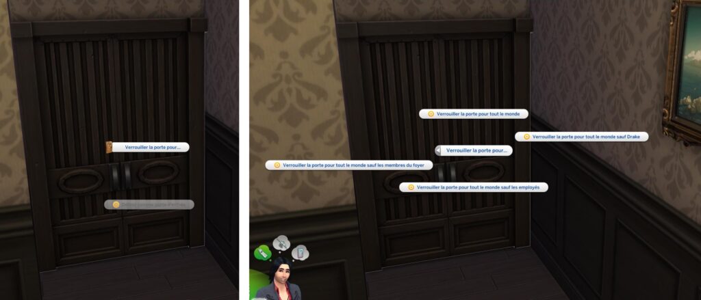 Les Sims 4 mise à jour du 9 juillet portes verrouillées