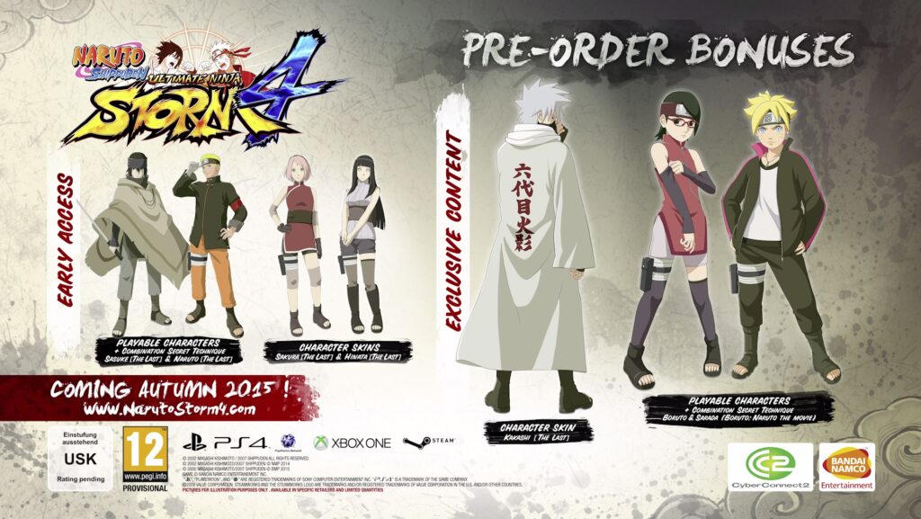 Naruto Shippuden bonus pré-commande