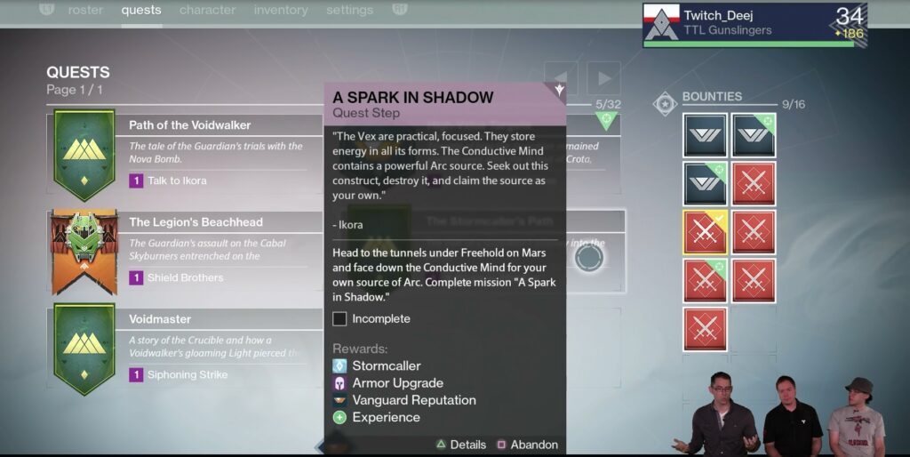 destiny quete arcaniste