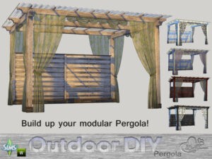 Les Sims 4 automne pergola