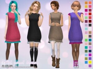 Les Sims 4 automne pulls longs