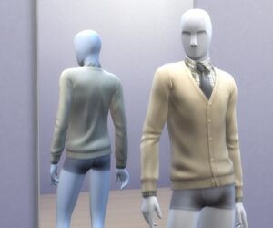 Sims 4 automne gilet homme