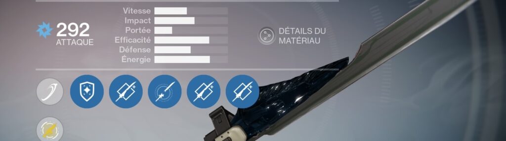 Destiny épée legendaire