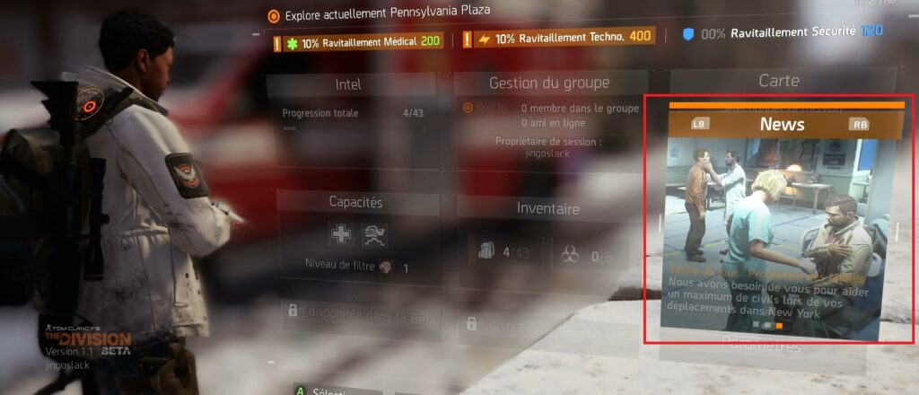 the division mission journaliere