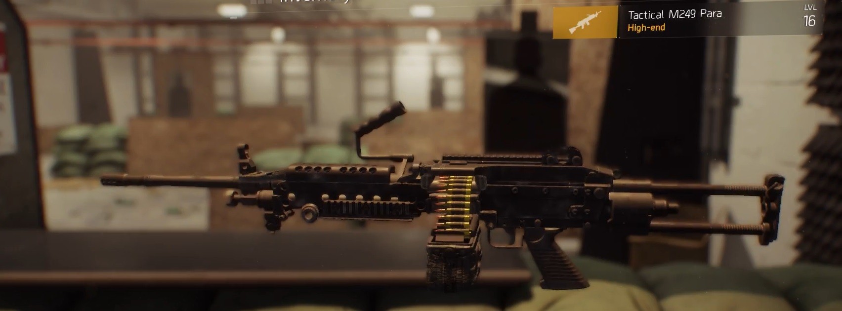 the division tactical M249 Para detail