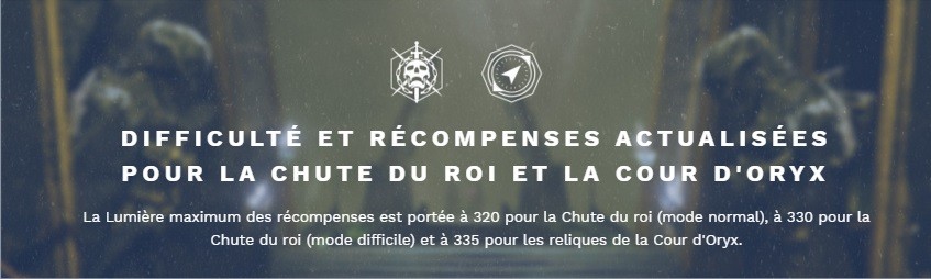 Destiny maj avril lumiere