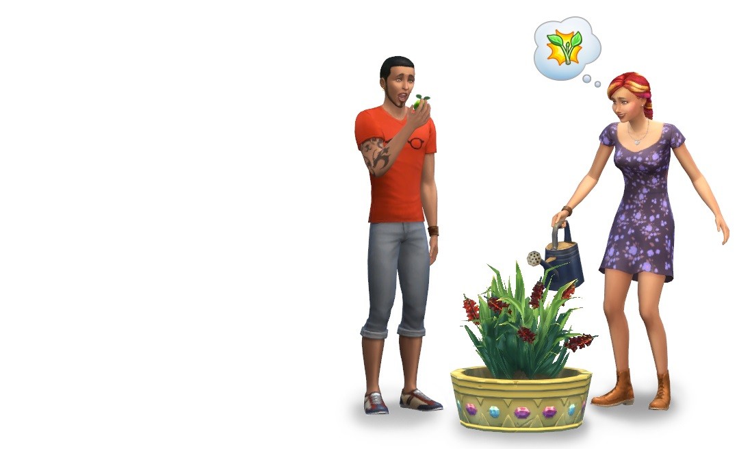 Les Sims 4 défi printemps 2016 pot
