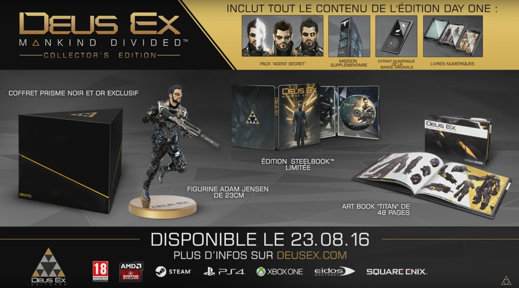 Deus Ex mankind divided edition collector