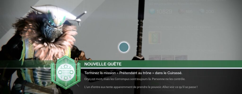 destiny epee corrompus