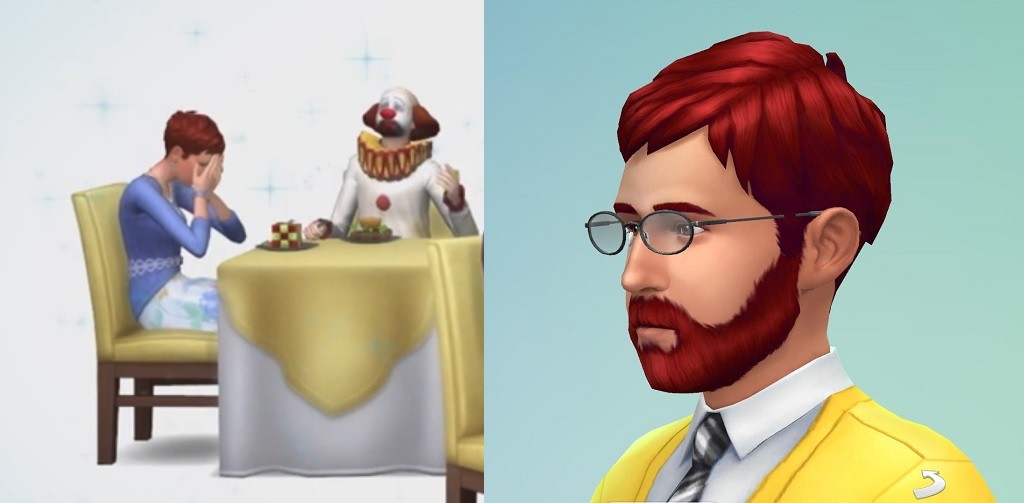 Les Sims 4 CUS unisex coiffure