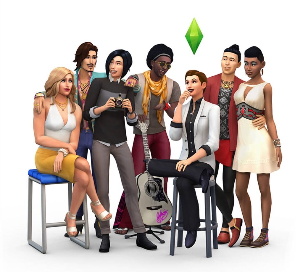 Les Sims 4 unisexe