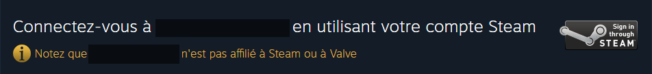 Le message affiché lors de la connexion.