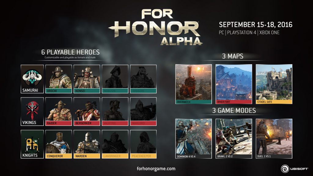 For Honor alpha