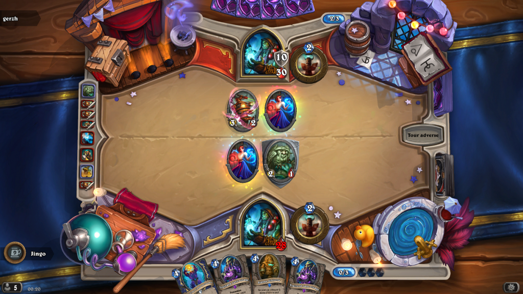 hearthstone bras de fer de la route de brique jaune