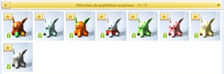 Les sims 4 peluche collection
