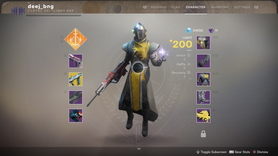 Destiny 2 récompenses emblèmes vétérans de Destiny 1
