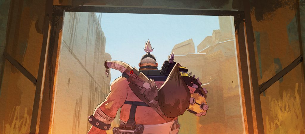 Overwatch comic chopper