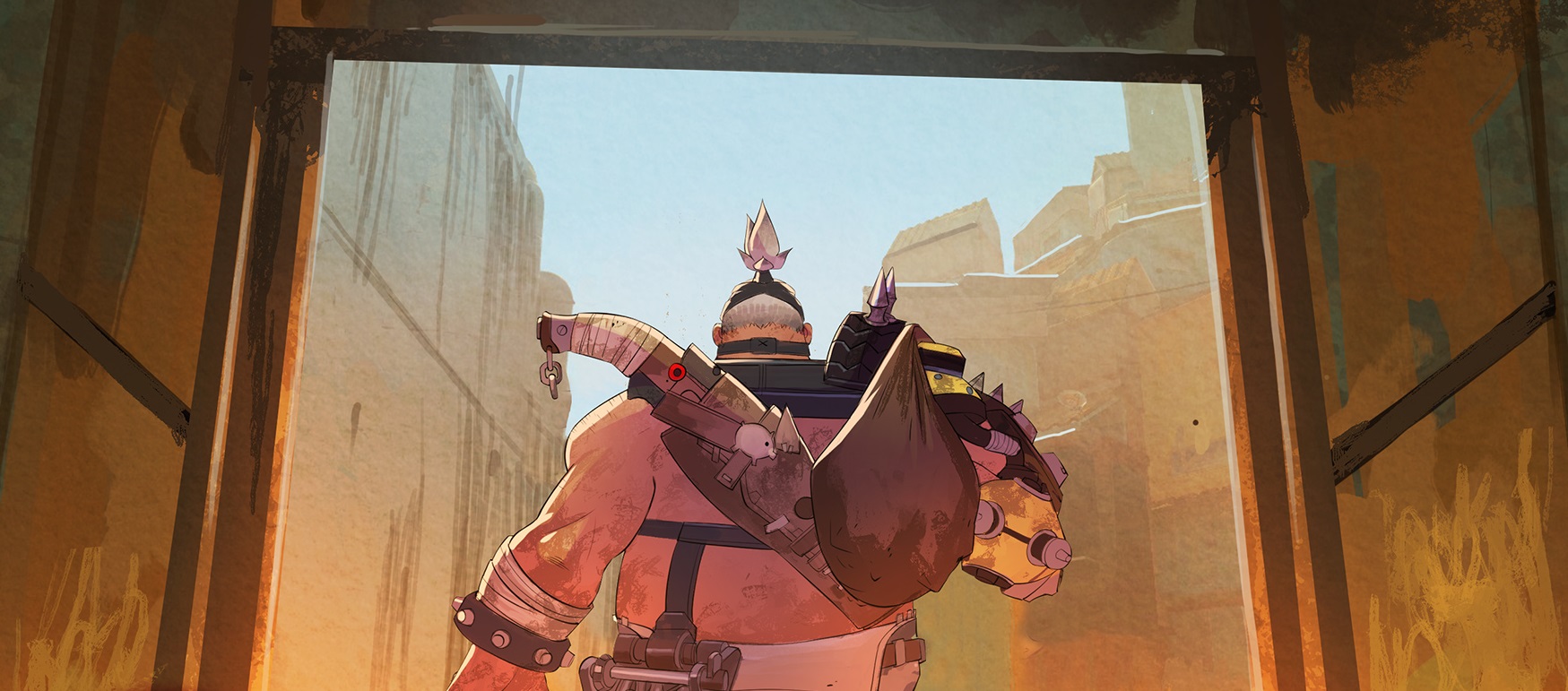 Overwatch comic chopper