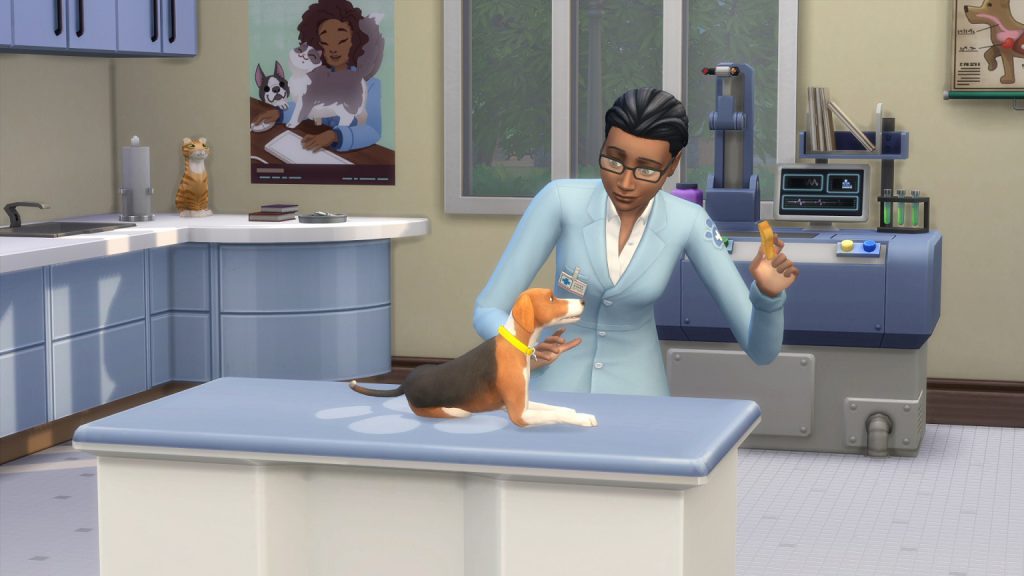 Les_sims_4_chiens_chats_vétérinaire