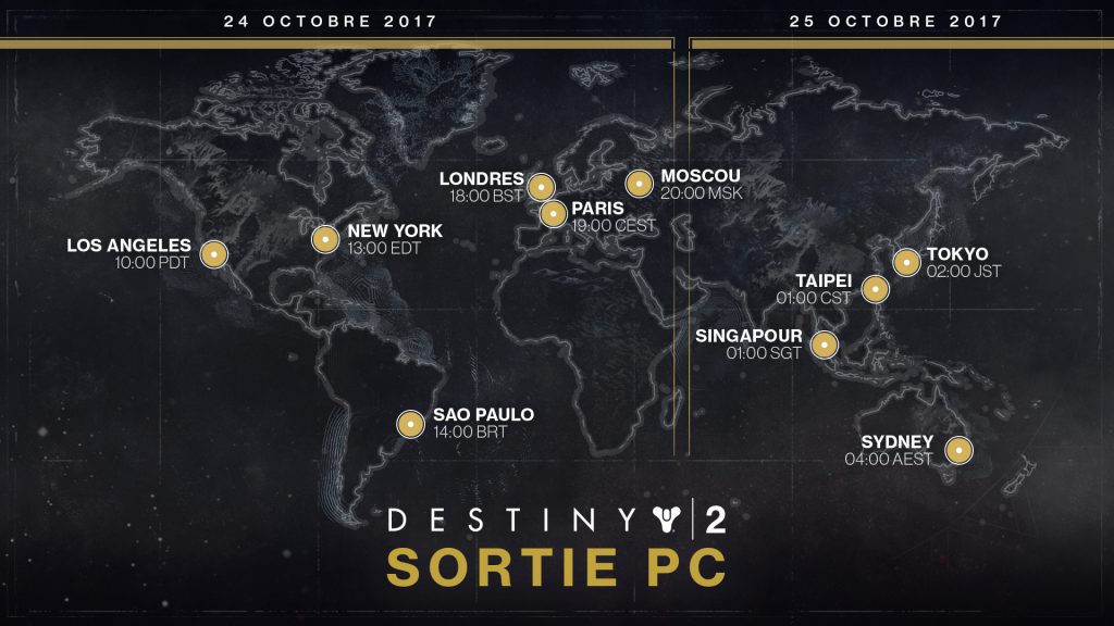 destiny 2 a quelle heure sort destiny 2 sur pc