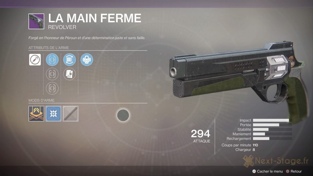 Destiny 2 IB la main ferme