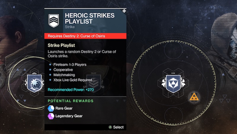 destiny 2 assauts épique bloqué