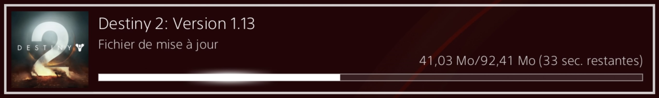 destiny 2 mise à jour 1.13