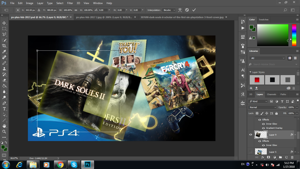 ps + fake fevrier 2018
