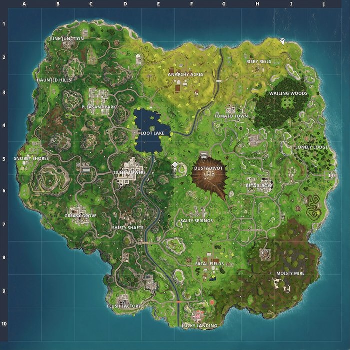 fortnite carte saison 4
