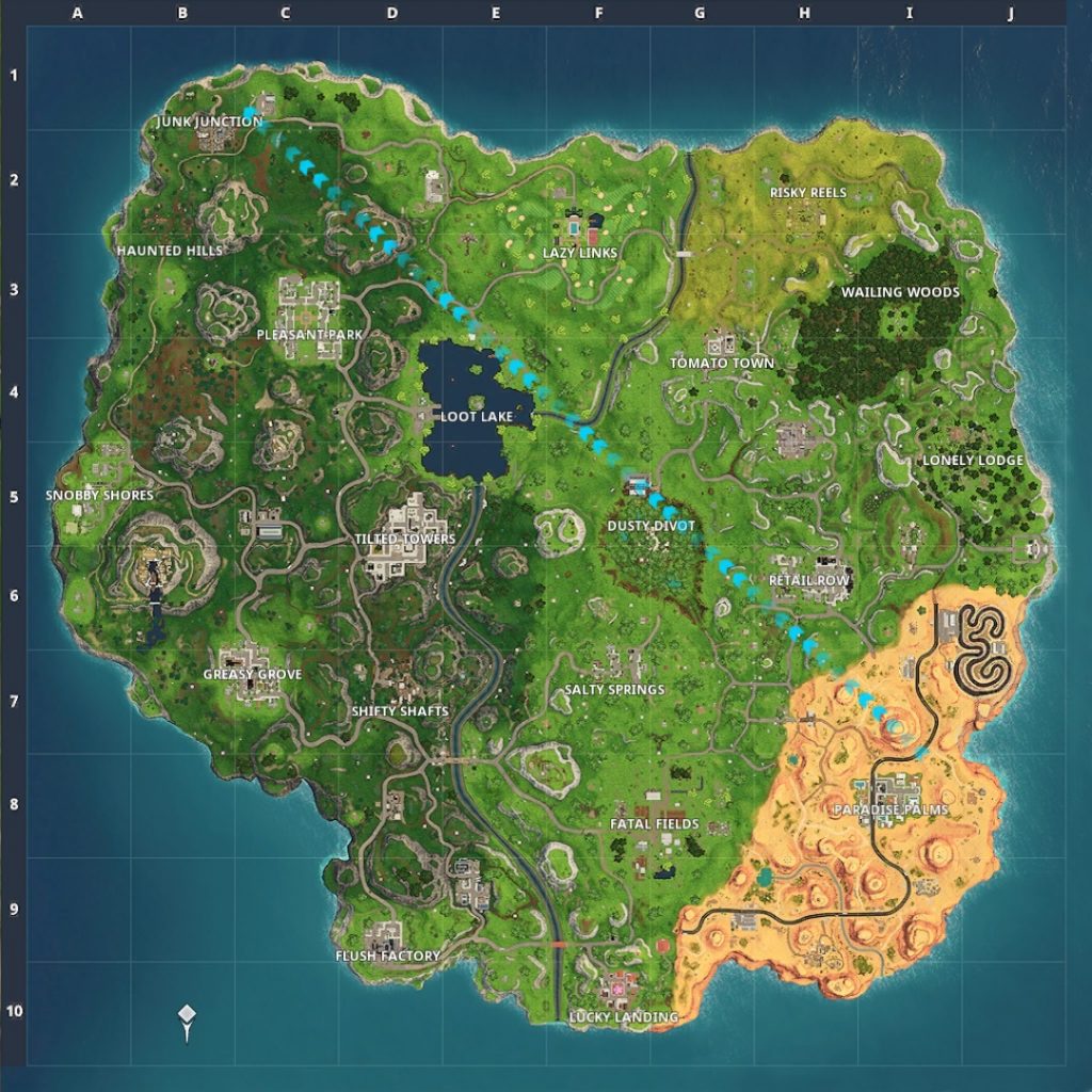 fortnite carte saison 5