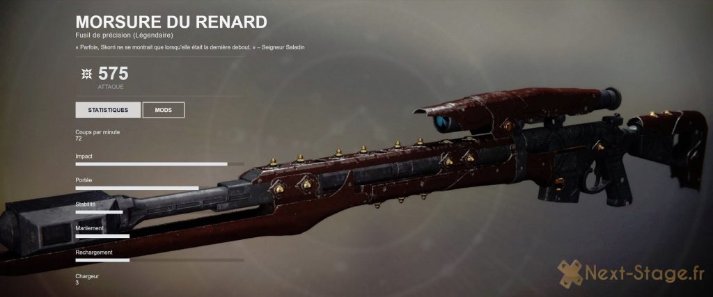 destiny Bannière de fer sniper