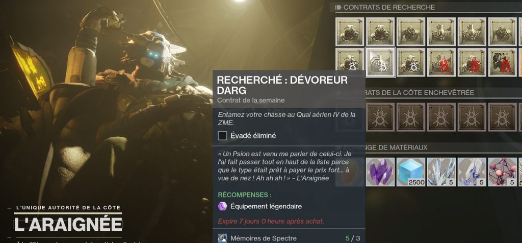 destiny 2 recherché darg