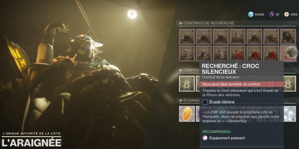 destiny contrat recherché croc silencieux