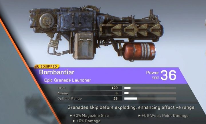 anthem lance grenades epique