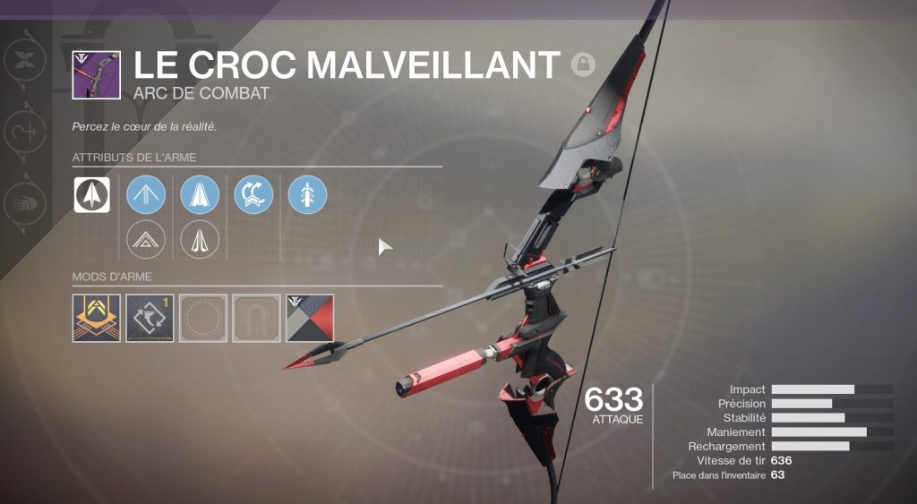 destiny 2 le croc malveillant