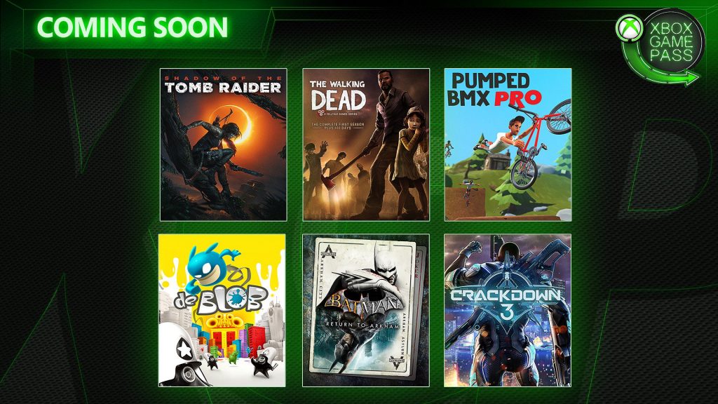 Xbox game pass fevrier 2019
