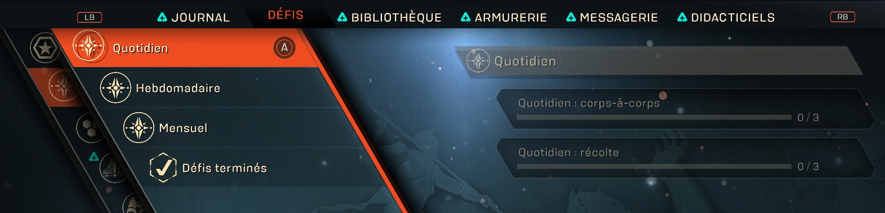 anthem défis voie de la gloire pièce