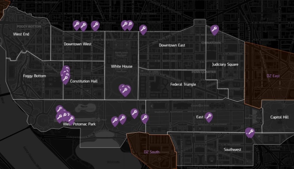The division key map