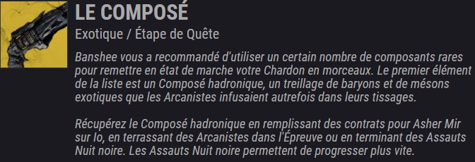 chardon étape 2