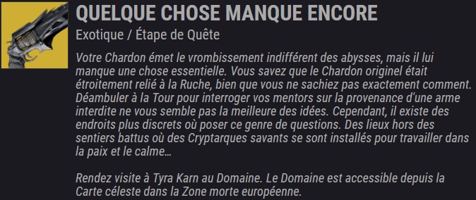 chardon étape 6