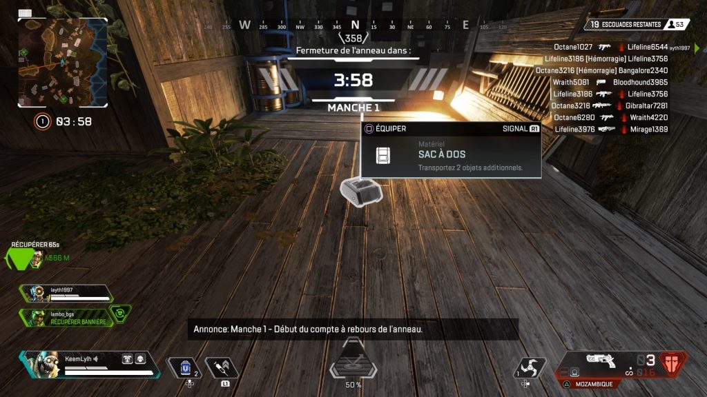 Apex Legends sac à dos