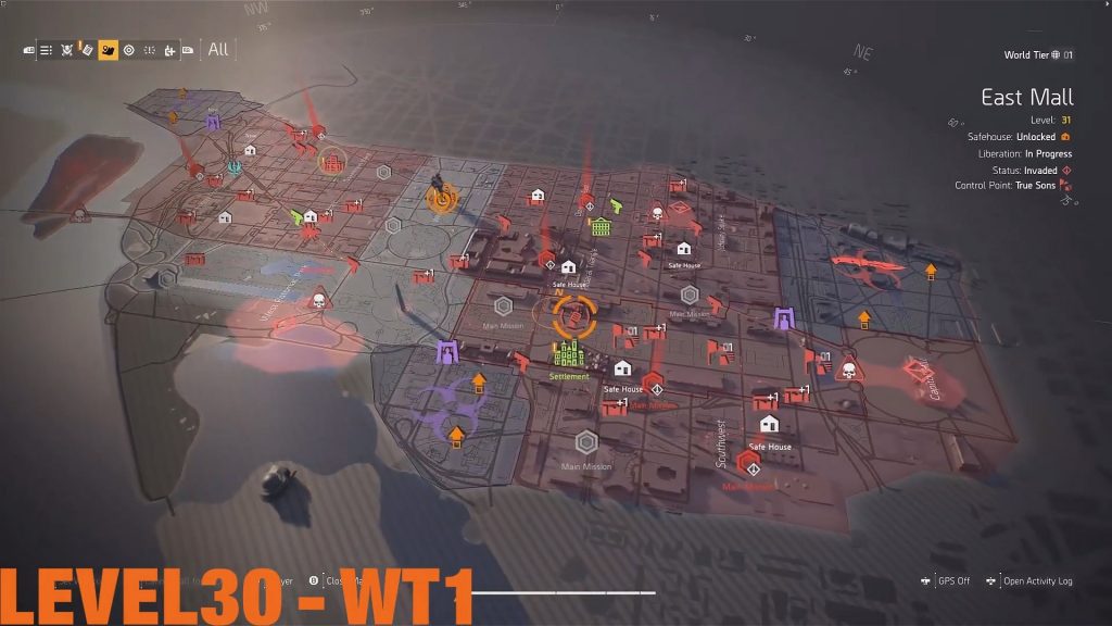 the division 2 niveau monde 1