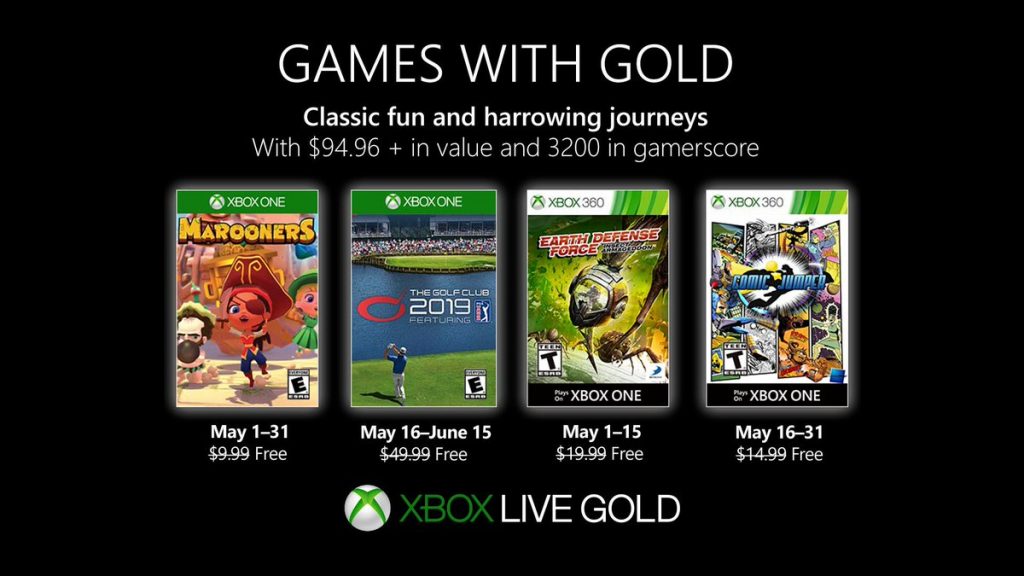 games with gold mai 2019
