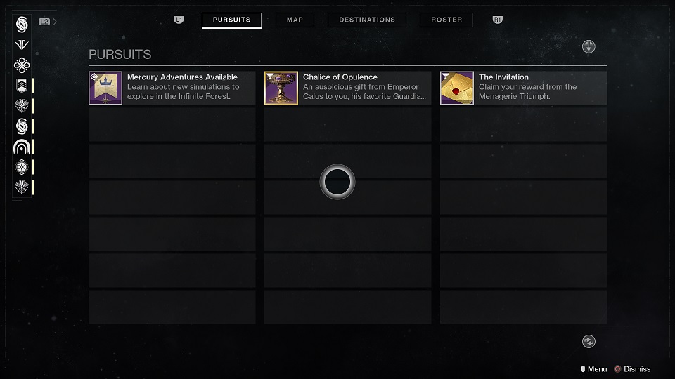 destiny 2 poursuite