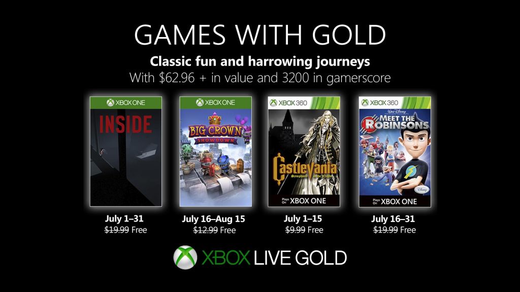 games with gold juillet 2019