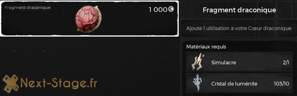 remnant fragment draconique